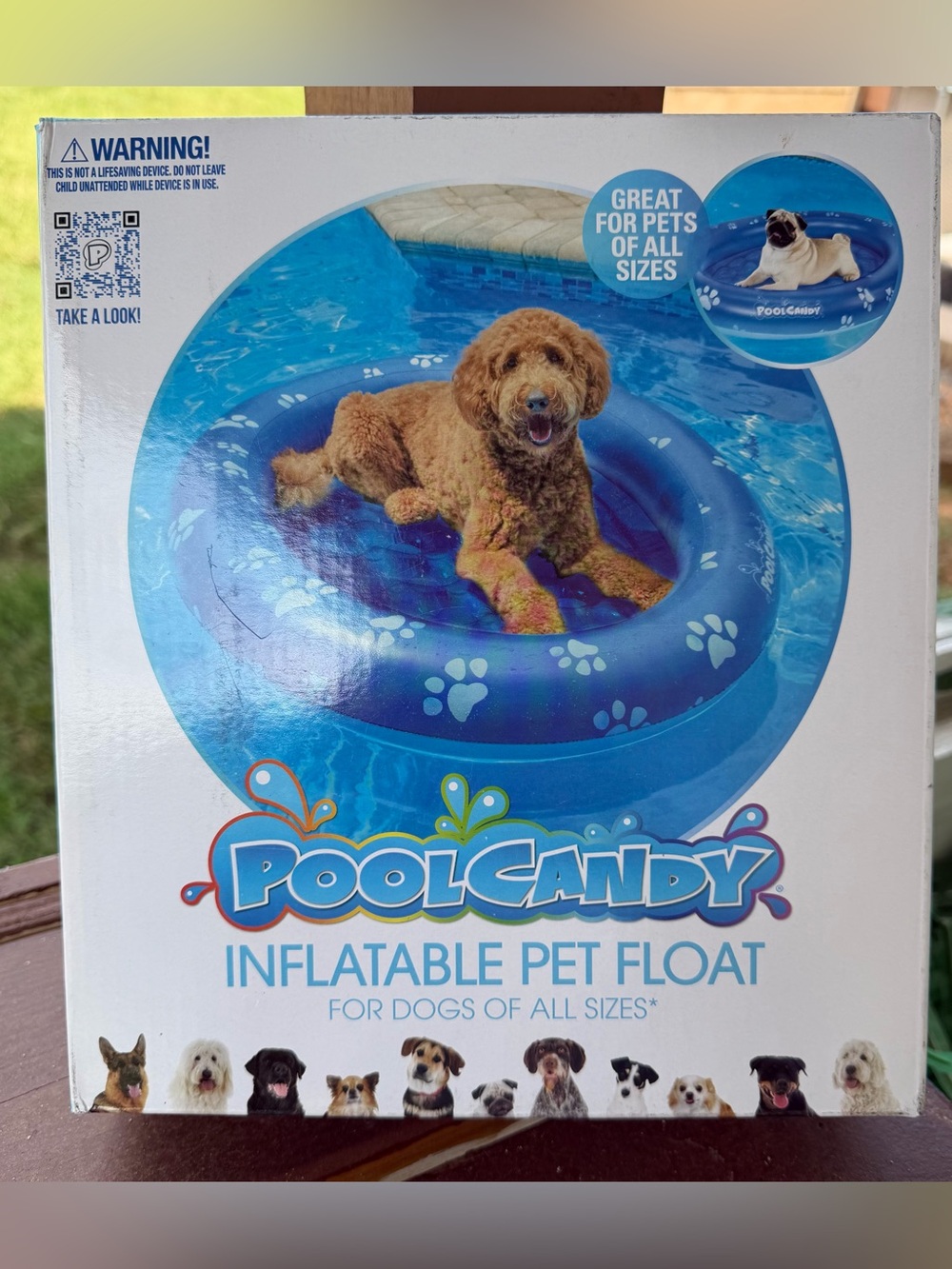 Inflatable Pet Float - Pool float for Dogs All Sizes